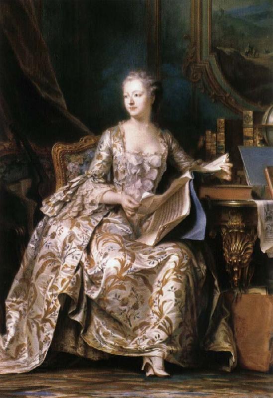 LA TOUR, Maurice Quentin de Portrait of Madame de Pompadour China oil painting art
